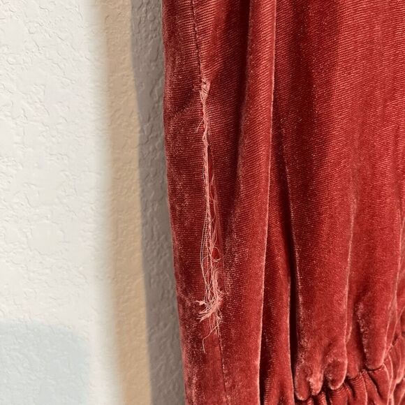 Anthropologie x Birds of Paradise Travota Great Velvet Jumpsuit Size Medium - Picture 6 of 10